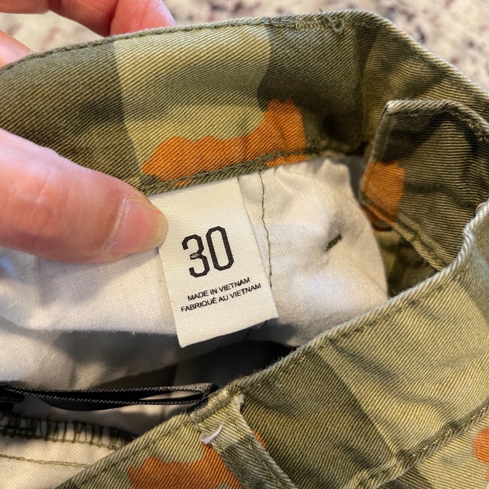BDG Carpenter Pants Womens 30 Green Checkerboard Chess Print Streetwear Utility - Picture 7 of 11